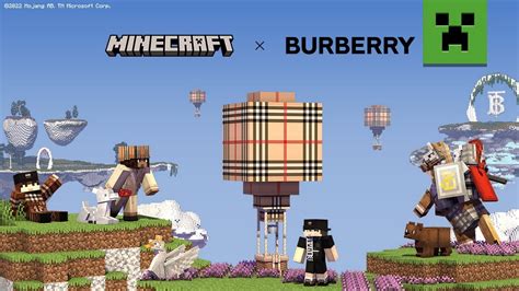 Burberry x minecraft capsule